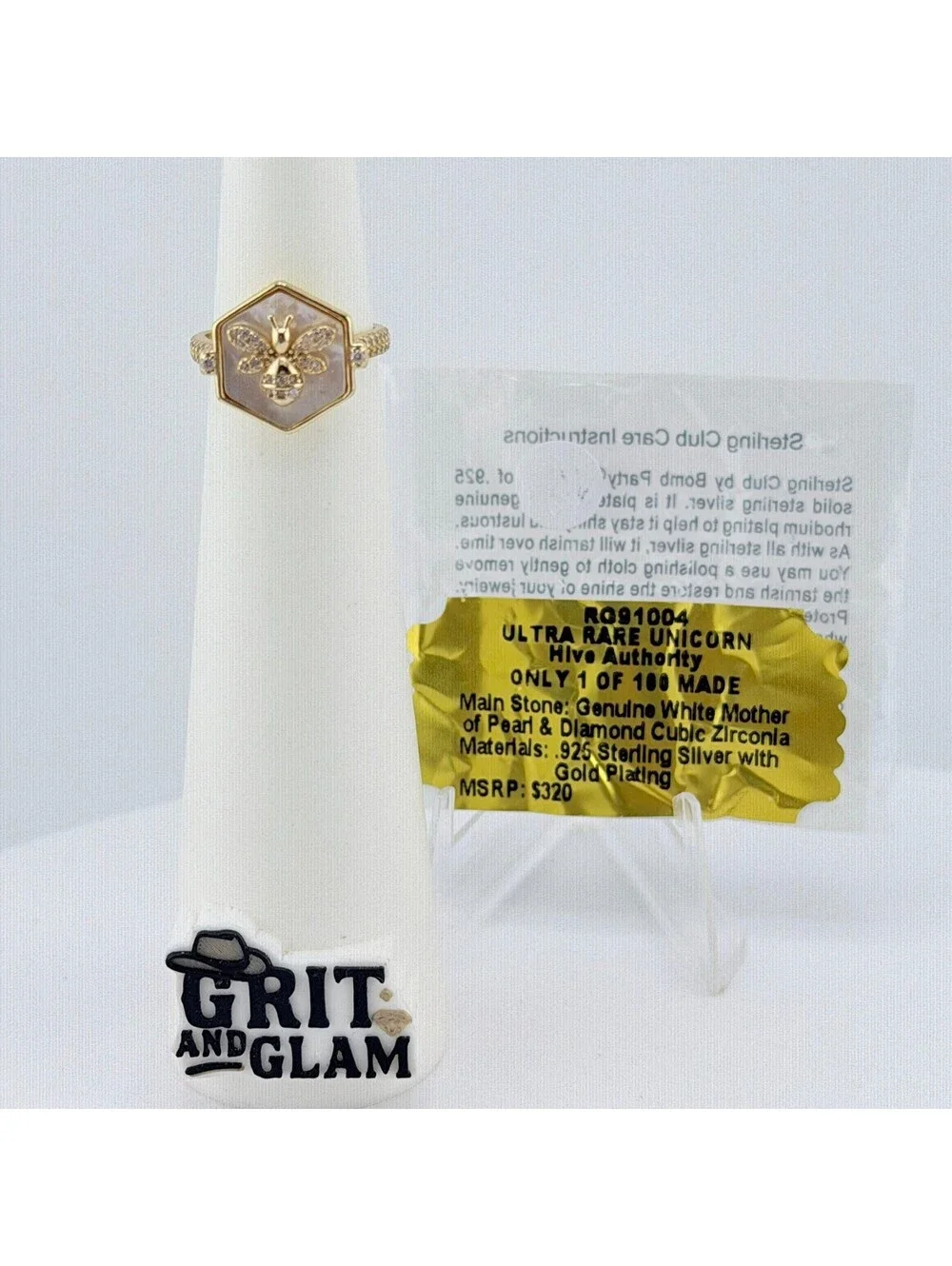 Bomb Party Vermeil ULTRA RARE UNICORN Sz 5 